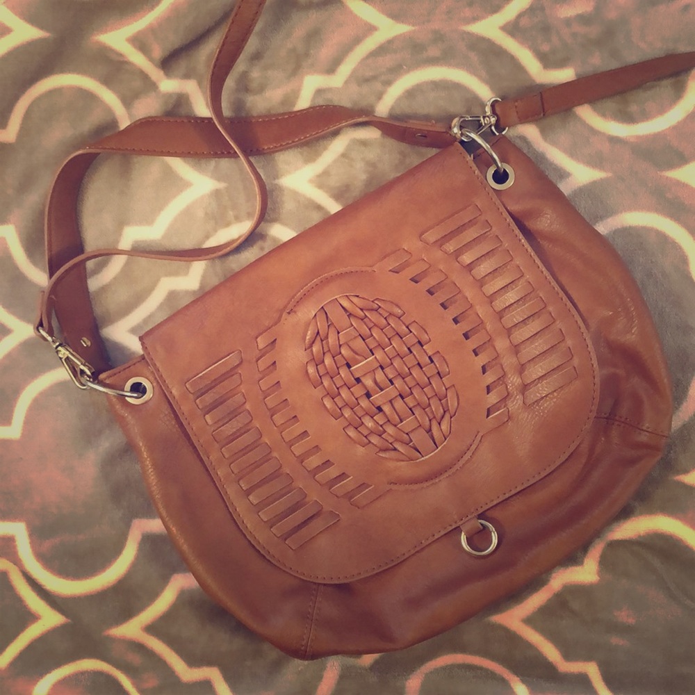 vegan leather cross body bag